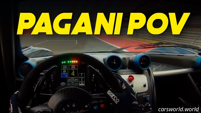 Потрясающая поездка POV на Pagani Zonda R Revo в COTA | Carscoops